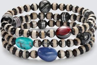 Ileana Makri Set of 3 beaded bracelets