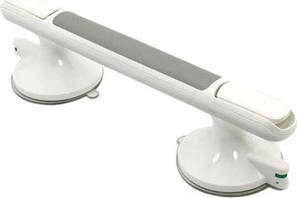 OEM Barra De Apoyo Para Ducha, 30 Cm Con Potente Ventosa, Apta Para Ba&ntilde;era Y Ducha, Barra De Equilibrio Sin Necesidad De Taladrar