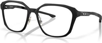 Oakley 57mm Square optical glasses in Black at Nordstrom