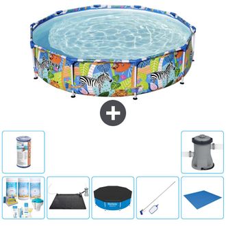 Bestway Piscina Bestway Steel Pro Redonda - Selva - 305x66 Cm - 7-piezas S21632