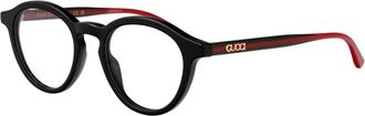 Gucci Glasses, male, Black, Size: 49 MM Optical Frame