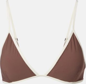 Brunello Cucinelli Top de bikini con cuentas Monili