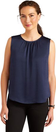 Ariat Womens Bayview Blouse in Navy, Size X-Small, by Ariat