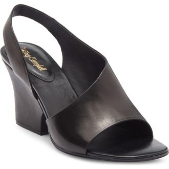 Jeffrey Campbell Pastiche Half dOrsay Sandal in Black at Nordstrom, Size 5.5