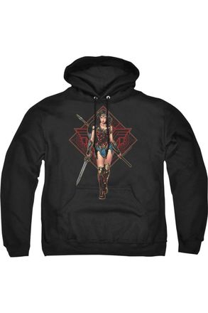 Gildan Wonder Woman Movie Warrior Adult Pull Over Hoodie / Hooded Sweatshirt