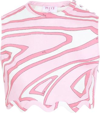 Pucci Top sin mangas - Tops - Mujer - Rosa - XS