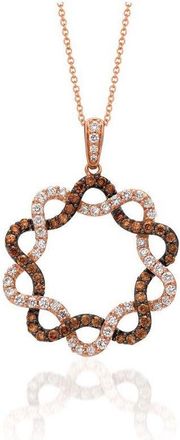 Le Vian Ladies Chocolate Diamonds Necklaces in 14K Strawberry Gold