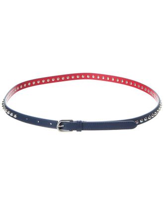 Christian Louboutin Cabata Spike Leather Belt