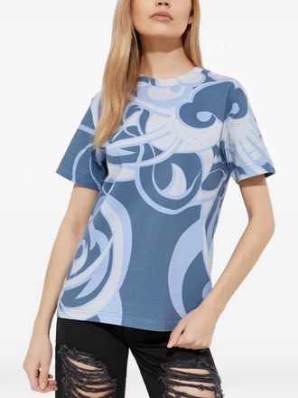 Kenzo T-shirt met grafische print - Blauw
