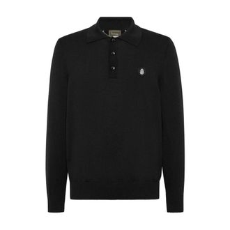 Billionaire Boys Club Polo Shirts, male, Black, Size: L Long-sleeve Polo Shirt