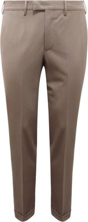 PT01 Master Fit Wol Broek - Heren - Chinos - Groen - L - Wol - Broeken
