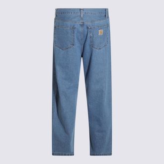 Carhartt Work in Progress Mens Jeans Blue Heavy Stone Wash