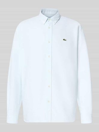 Lacoste Regular Fit Freizeithemd aus reiner Baumwolle in Hellblau, Gr&ouml;&szlig;e 39