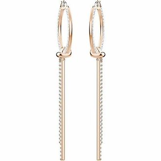 Swarovski Lifelong Hoop Oorringen - Dames - Accessoires - Geel - Maat: ONE Size