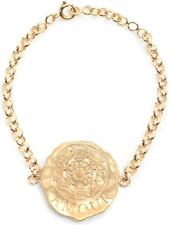 Les F&eacute;licit&eacute;s Bracelet Petite M&eacute;daille Amour