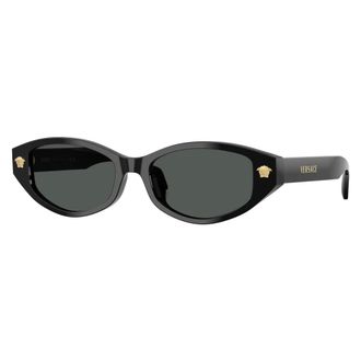 Versace Sunglasses, female, Black, Size: 54 MM Cat Eye Sunglasses