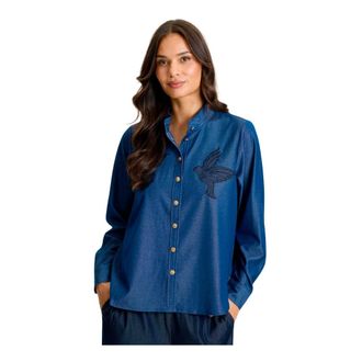 In Front Camicia - - Blouses & Shirts - Donna - Blu - S
