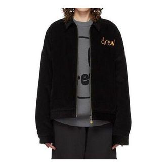 Drew House Ssense Exclusive Painted Mascot Jacket Black DH-C6362-PMBK
