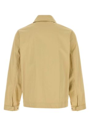 Palt&ograve; Mens Beige Cotton Blend Dante Jacket Giubbini