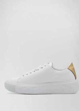 Versace leather low-top sneakers