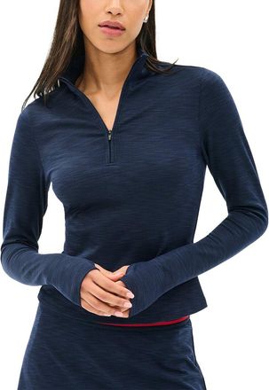 SPLITS59 Splits59 Stevie Active Rib Half Zip Waist Length Top