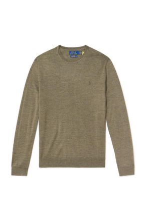 Polo Ralph Lauren Logo-Embroidered Merino Wool Sweater
