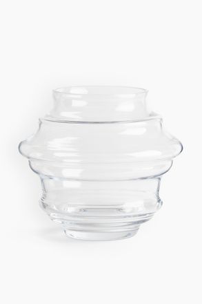 H&M Grosse Vase mit Abstufungen - Weiss