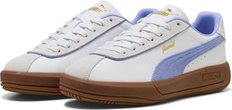 Puma Sneaker PUMA CLUB KLASSIKA, Damen, Gr. 38,5, puma wei&szlig;, intense lavender, Leder, Schuhe Sneaker