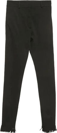 Burberry Pantaloni con frange - Nero