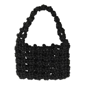 Kara Handbags, female, Black, Size: ONE SIZE Knot Shoulder Bag