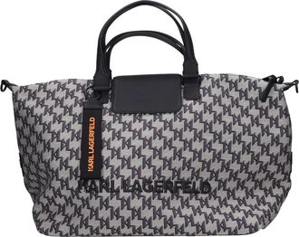 Karl Lagerfeld Tote Bag - Dames - Shoppers - Zwart - ONE Size - Leer - Tassen