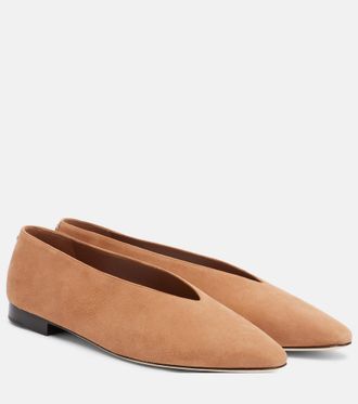 Jimmy Choo London Margot suede ballet flats