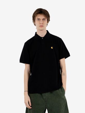 Carhartt Work in Progress S/S Chase Pique Polo black / gold