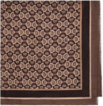 Maliparmi Printed Wool Scarf - Dames - Wintersjaals - Veelkleurig - ONE Size - Wol - Accessoires