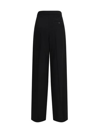 Balenciaga Tailored Cotton Trousers - Black