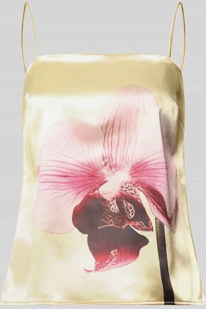 Vero Moda Tr&auml;gertop aus Satin Modell ORCHIDA in GELB, Gr&ouml;&szlig;e 34