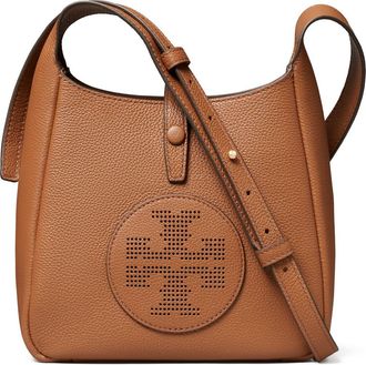 Tory Burch Miller Swing Leather Crossbody Bag in Aged Tan at Nordstrom