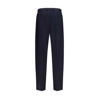 Dolce & Gabbana Mens Blue Wool Oves Aries Dress Pants