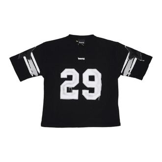 Disclaimer T-Shirts, female, Black, Size: S Black V-Neck Womens Tee