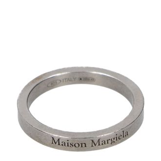 Maison Margiela Herrens Silberringe Silber