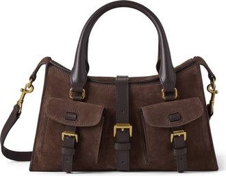 Mulberry Small Roxanne Suede Crossbody Bag in Chocolate at Nordstrom
