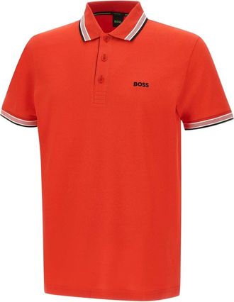 HUGO BOSS Paddy Poloshirt - Heren - Tops - Rood - Maat: S Katoen