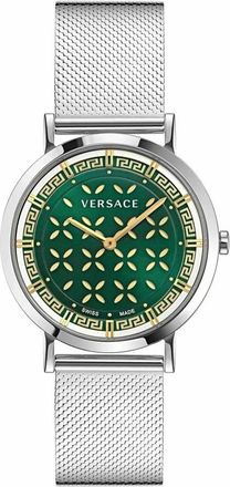 Versace New Generation Watch - Dames - Horloges - Grijs - ONE Size - Accessoires