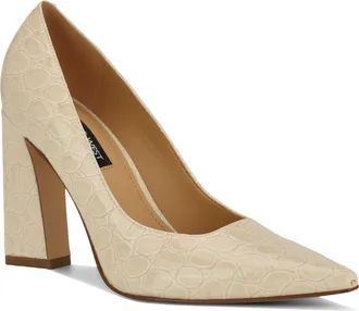 Nine West Tamant Pointed Toe Pump in Ivory at Nordstrom, Size 8.5