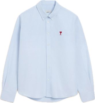 Ami Shirt Sky Blue BFUSH063-CO0031-450