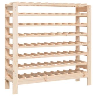 vidaXL Vidaxl - Botellero Madera Maciza De Pino 109,5x30x107,5 Cm