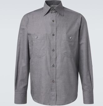St&ograve;ffa St&ograve;ffa Camisa de algod&oacute;n y seda
