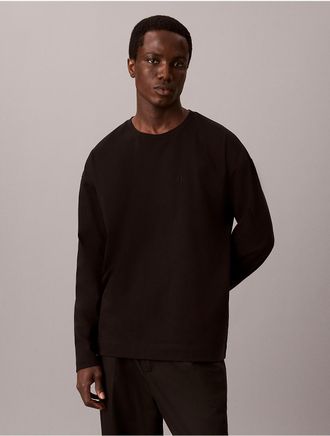 Calvin Klein Jeans Calvin Klein Mens Oversized Monologo Tee - Black - 2XL