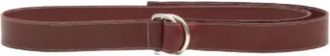 Ami Double Buckle Belt - Dames - Riemen - Bruin - S - Leer - Accessoires