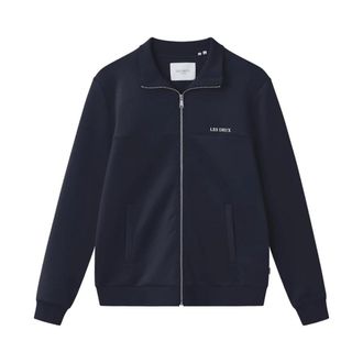 Les Deux Ballier Track Jacket - Heren - Vesten met rits - Blauw - 2XL - Katoen - Hoodies & sweatvesten